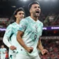 Goncalo Ramos melakukan selebrasi usai mencetak gol ke gawang Norwegia. (Foto: IG @uefaeuro)