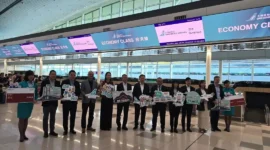 Greater Bay Airlines membuka rute Hong Kong-Surabaya. (Foto: Kemenpar)