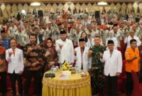 Wali Kota Padang Fadly Amran saat menghadiri puncak peringatan HUT PMI ke-81 tingkat Kota Padang di Ballroom Universitas Baiturrahmah, Kamis (17/9/2026). (Foto: Pemko Padang)