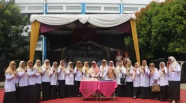 SMP Negeri 7 Padang merayakan HUT ke-58 dengan memadukan kompetisi akademik, seni, kreativitas, dan pendidikan Al-Qur'an. (Foto: Pemko Padang)