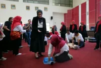 TP PKK Padang menggelar peringatan Hari Jantung Sedunia di Balai Kota Aie Pacah Kota Padang, Minggu (27/9/2026). (Foto: Pemko Padang)