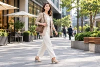Ilustrasi Wanita memakai high heels. (Foto: AI Generated)
