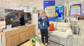 Home Festival Living Plaza Padang menawarkan promo furniture dan cuci AC hingga 30 September 2026. (Foto: Informa Padang)
