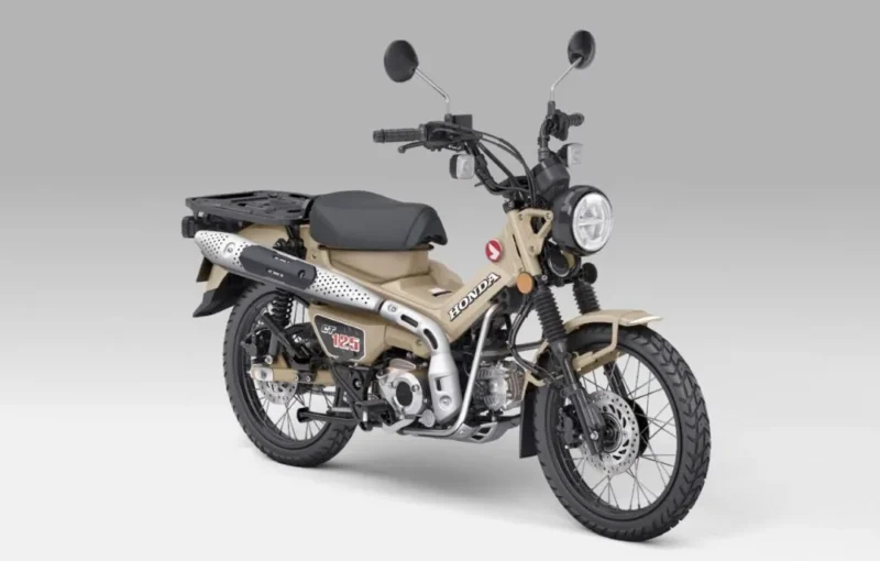 Honda CT125 hadir dengan warna baru Matte Fresco Brown. (Foto: PT AHM)