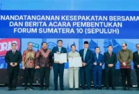 Gubernur Sumbar Mahyeldi menghadiri Pertemuan Tingkat Menteri IMT-GT ke-32 di Medan, Sumatera Utara, Kamis (10/9/2026). (Foto: ADPSB)