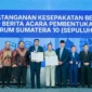 Gubernur Sumbar Mahyeldi menghadiri Pertemuan Tingkat Menteri IMT-GT ke-32 di Medan, Sumatera Utara, Kamis (10/9/2026). (Foto: ADPSB)