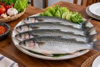 Ilustrasi ikan belanak. (Foto: AI Generated)