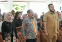 Wali Kota Padang Fadly Amran menghadiri Implementasi P5HAM di Palanta Rumah Dinas Wali Kota, Selasa (29/9/2026). (Foto: Pemko Padang)