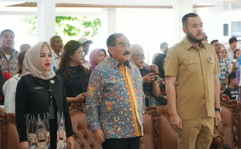 Wali Kota Padang Fadly Amran menghadiri Implementasi P5HAM di Palanta Rumah Dinas Wali Kota, Selasa (29/9/2026). (Foto: Pemko Padang)