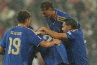 Para pemain Italia merayakan gol ke gawang Turki pada lanjutan UEFA Nations League. (Foto: IG @azzurri)