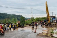 Kondisi arus lalu lintas di kawasan Jalan Baru Kayu Aro, Kabupaten Solok, Selasa (22/9/2026). (Foto: Satlantas Polres Solok)
