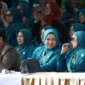 Ketua TP-PKK Kota Padang, Dian Puspita optimistis Kota Padang bisa meraih juara umum pada Jambore PKK Sumbar 2026. (Foto: Pemko Padang)