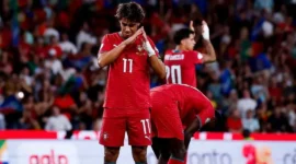 João Félix merayakan gol ke gawang Wales. (Foto: IG @portugal)