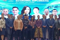 Gubernur Sumbar Mahyeldi menghadiri KADIN Indonesia Monthly Economic Diplomacy Breakfast di Gedung Sapta Pesona, Kementerian Pariwisata, Jakarta, Jumat (11/9/2026). (Foto: Adpsb)