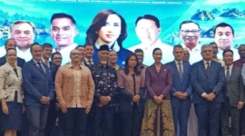 Gubernur Sumbar Mahyeldi menghadiri KADIN Indonesia Monthly Economic Diplomacy Breakfast di Gedung Sapta Pesona, Kementerian Pariwisata, Jakarta, Jumat (11/9/2026). (Foto: Adpsb)