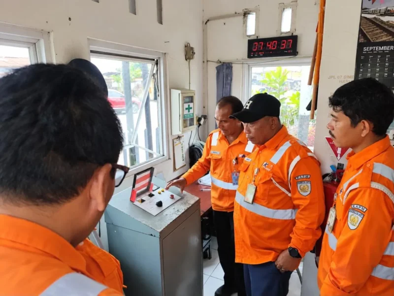 Diklap Refreshing Penjaga Perlintasan Kereta Api 2026. (Foto: KAI Divre II Sumbar)
