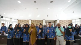 Rakor dan Penyamaan Persepsi Penginputan Data Capaian KKS 2026 di Aula Dinas Kesehatan Padang, Kamis (17/9/2026). (Foto: Pemko Padang)