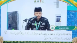 Kafilah Sumbar mulai bertanding pada hari pertama MTQ Nasional XXXI di Semarang. (Foto: Adpsb)