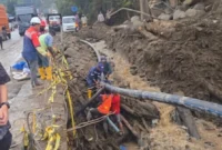 Kementerian PU mempercepat pemulihan 14 bangunan pemerintah dan fasilitas publik terdampak galodo di Kabupaten Solok. (Foto: Kementerian PU)