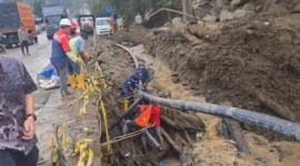 Kementerian PU mempercepat pemulihan 14 bangunan pemerintah dan fasilitas publik terdampak galodo di Kabupaten Solok. (Foto: Kementerian PU)