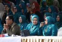 Ketua TP-PKK Kota Padang, Dian Puspita menghadiri Jambore Kader PKK Berprestasi Tingkat Sumbar 2026 di Istana Bung Hatta, Bukittinggi. (Foto: Pemko Padang)