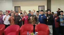 Ketua DPRD Sumbar Muhidi dalam kegiatan peningkatan kewaspadaan dini masyarakat, Rabu (9/9/2026). (Foto: Ist)