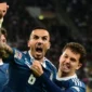 Dimitrios Kourbelis merayakan golnya ke gawang Jerman. (Foto: IG @ethnikiomada)