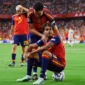 Lamine Yamal mencetak dua gol saat Spanyol mengalahkan Kroasia 4-1 di UEFA Nations League A. (Foto: IG @sefutbol)