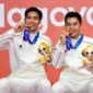 Ganda putra Indonesia Leo Rolly Carnando/Daniel Marthin sukses meraih medali emas pada Asian Games 2026. (Foto: Gilang/Kemenpora.go.id)