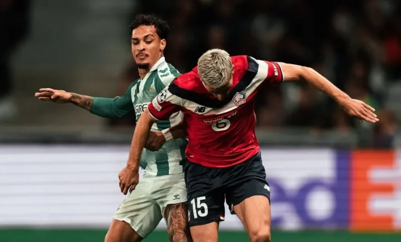 Lille kalah 2-3 dari Real Betis pada laga Liga Champions di Stade Pierre-Mauroy, Rabu (9/9/2026) dini hari WIB. (Foto: IG @losclive)