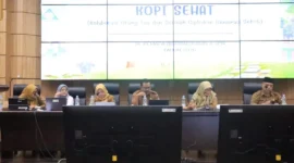 Pemko Padang melalui Bagian Kesra melaksanakan Penilaian Lomba Sekolah Sehat Berstratifikasi UKS/M Strata Standar Tingkat Kota Padang 2026 di Ruang Abu Bakar Jaar, Balai Kota Padang. (Foto: Pemko Padang)