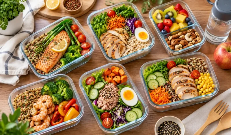 Ilustrasi makanan dan minuman yang bisa dikonsumsi sebelum lari. (Foto: AI Generated)
