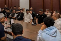 Manajemen Semen Padang FC mengadakan pertemuan bersama perwakilan kelompok suporter dan Ikatan Keluarga Minang (IKM) di kantor DPP IKM Jakarta pada Rabu (2/9). (Foto: Semen Padang FC)
