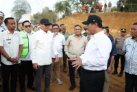 Mentan Andi Amran Sulaiman saat kunjungan kerja di Bone, Sulawesi Selatan, Jumat (25/9). (Foto: Ditjen PKH Kementan)