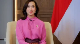 Menteri Pariwisata Widiyanti Putri Wardhana saat menyampaikan keterangannya di Jakarta, Minggu (20/9/2026). (Foto: Kemenpar)