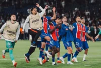 Pemain PSG merayakan kemenangan atas Slovan Bratislava. (Foto: IG @psg)