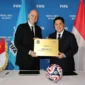 Ketua Umum PSSI Erick Thohir bersama Presiden FIFA Gianni Infantino. (Foto: PSSI)