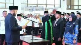 Wali Kota Padang Fadly Amran melantik 234 pejabat di lingkungan Pemko Padang, Rabu (9/9/2026). (Foto: Pemko Padang)