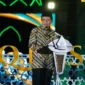 Menag Nasaruddin Umar saat memberikan sambutan pada pembukaan MTQ Nasional XXXI 2026, Semarang, Sabtu (13/9/2026). (Foto: Fadlil Chairil/Kemenag)