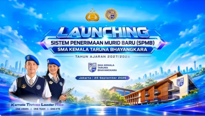 SMA Kemala Taruna Bhayangkara membuka Sistem Penerimaan Murid Baru (SPMB) Tahun Ajaran 2027/2028. 