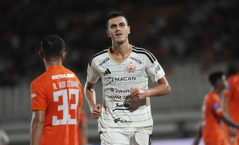 Persija menang 1-0 atas Borneo FC pada pekan perdana Liga Super 2026/2027 lewat gol Alexander Jeremejeff. (Foto: Persija)