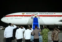 Presiden Prabowo bertolak ke Vladivostok, Rusia. (Foto BPMI Setpres)