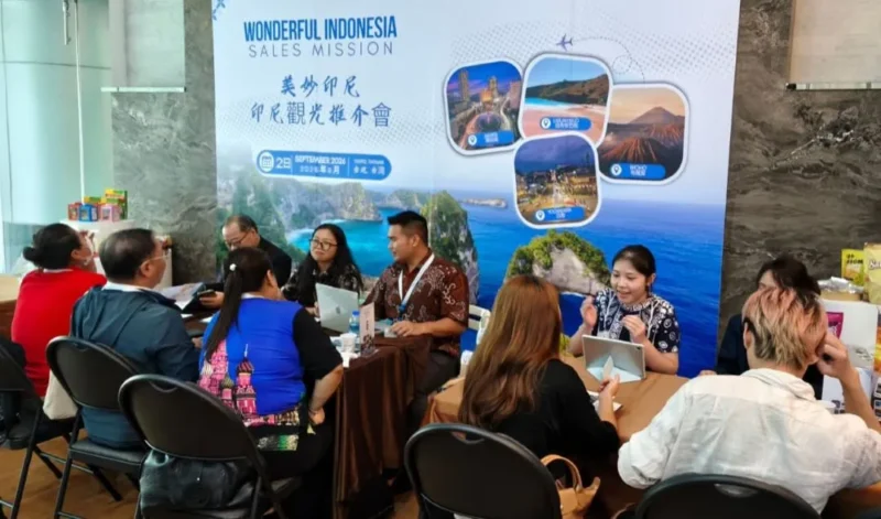 Kemenpar menggelar Wonderful Indonesia Sales Mission di Taipei, Taiwan, pada 2 September 2026. (Foto: Kemenpar)