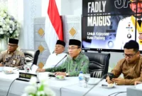 Wakil Wali Kota Padang Maigus Nasir memimpin Rakor dan Evaluasi Pembinaan serta Pengembangan Kegiatan LPTQ Padang. (Foto: Pemko Padang)