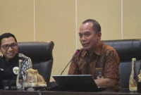 Rapat Teknis Persiapan Expo UMKM & Ekosistem Haji dan Umrah 2026 di Balai Kota Madiun, Selasa (15/9/2026). (Foto: Kemenhaj)