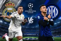 Ilustrasi head to head Real Madrid vs Inter Milan di Liga Champions. (Foto: AI Generated)
