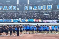 Ribuan Bobotoh memadati Stadion Gelora Bandung Lautan Api (GBLA), Kamis (10/9/2026). Kehadiran mereka untuk memberikan dukungan kepada Persib yang akan menghadapi Persija pada pekan kedua Super League 2026/2027 di SUGBK. (Foto: Fajar Rachman/Persib)