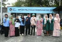 Dinas Perikanan dan Pangan Kota Padang melakukan pengawasan dan pengambilan sampel PSAT di Dapur SPPG Hippocrates, Selasa (29/9/2026). (Foto: Pemko Padang)