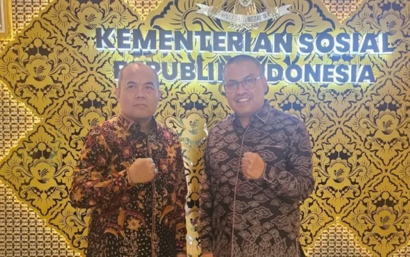 Sekdaprov Sumbar Arry Yuswandi saat melakukan koordinasi dan konsultasi dengan Direktorat Jenderal Linjamsos Kemensos RI, Kamis (24/9/2026). (Foto: Adpsb)