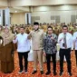 Wali Kota Padang, Fadly Amran saat menghadiri Sekolah Keterbukaan Informasi Bersertifikat 2026 Angkatan III di UNP Hotel & Convention Center, Senin (14/9/2026). (Foto: Pemko Padang)